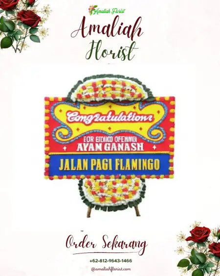 Sewa Papan Bunga Bedadung